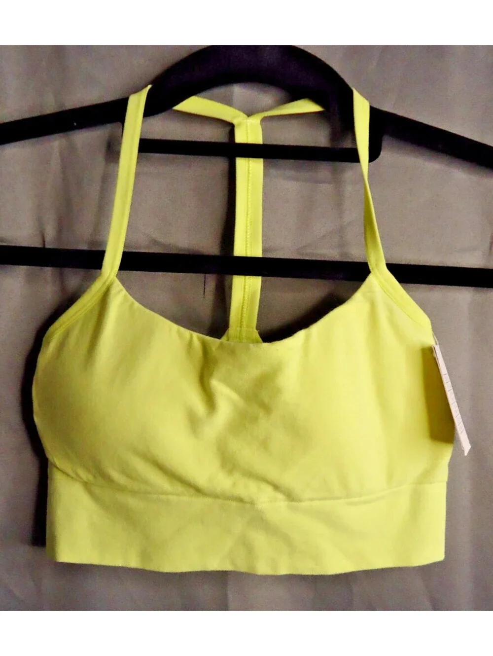 Auden Lightly Lined Racerback Comfort Bralette Lime Green S 34B 36A New